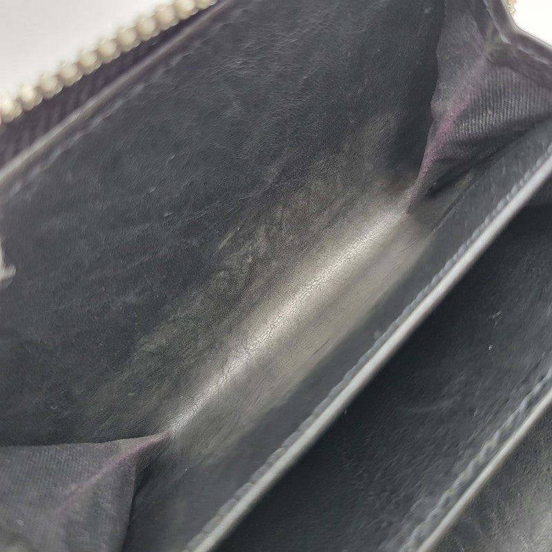 【中古品】【メンズ/レディース】 DECI デシ SMALL ROUND ZIP MINI WALLET 202204003 スモール ラウンドジップ ミニウォレット 財布 200-260830-as-02-izu カラー：ブラック 万代Net店