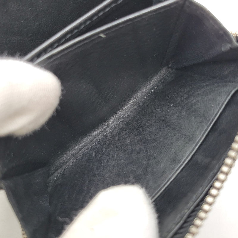 【中古品】【メンズ/レディース】 DECI デシ SMALL ROUND ZIP MINI WALLET 202204003 スモール ラウンドジップ ミニウォレット 財布 200-260830-as-02-izu カラー：ブラック 万代Net店