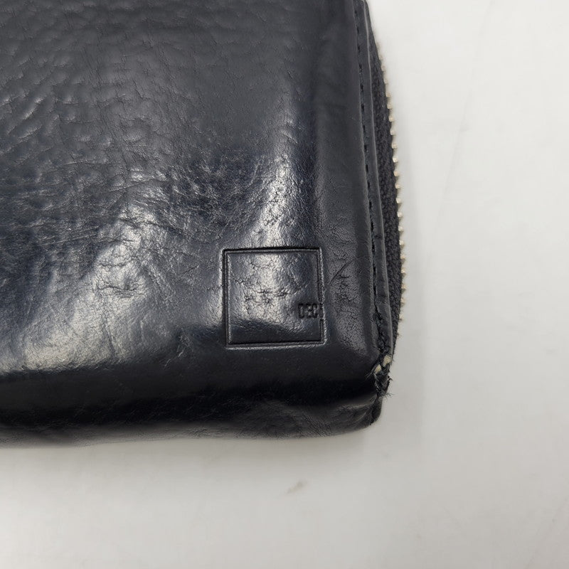 【中古品】【メンズ/レディース】 DECI デシ SMALL ROUND ZIP MINI WALLET 202204003 スモール ラウンドジップ ミニウォレット 財布 200-260830-as-02-izu カラー：ブラック 万代Net店