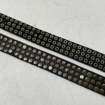 【現状渡し品】【レディース】 HTC エイチティーシー BELT 10.000 FEMALE DELUXE 12SHTCI130 ベルト 205-260820-as-20-izu サイズ：80/32 カラー：ブラック 万代Net店