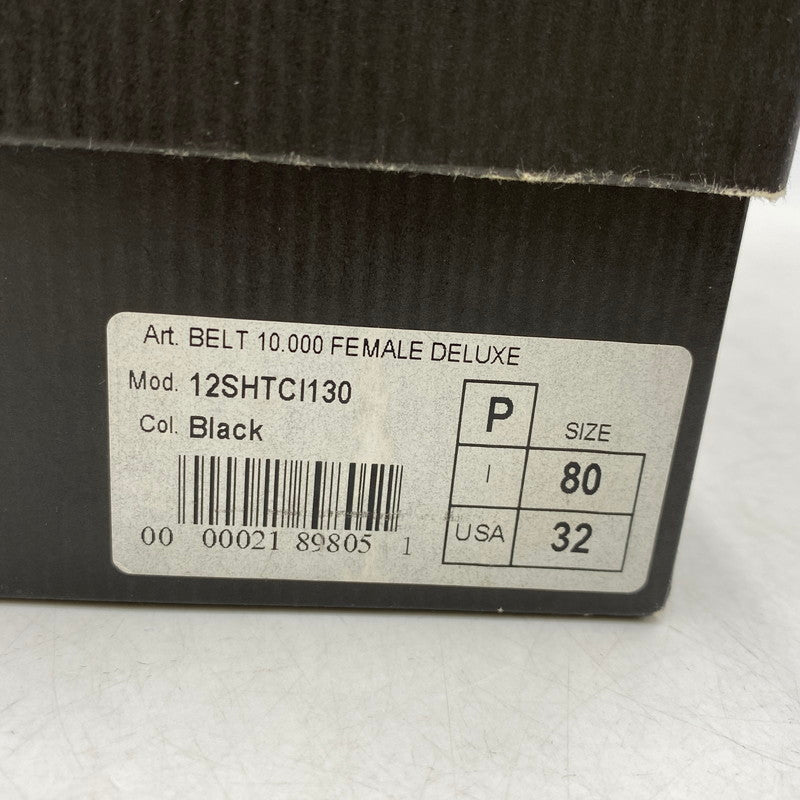 【現状渡し品】【レディース】 HTC エイチティーシー BELT 10.000 FEMALE DELUXE 12SHTCI130 ベルト 205-260820-as-20-izu サイズ：80/32 カラー：ブラック 万代Net店