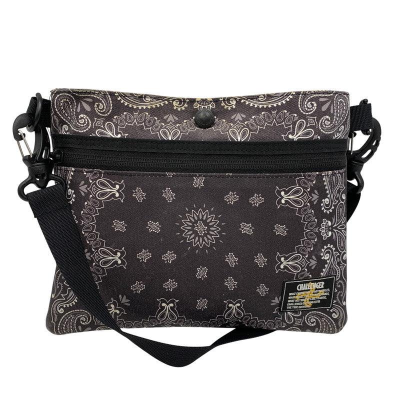 【中古品】【メンズ/レディース】 CHALLENGER チャレンジャー 23SS BANDANA SACOCHE バンダナ サコッシュ カバン 鞄 188-260819-cs-04-izu カラー：グレー 万代Net店