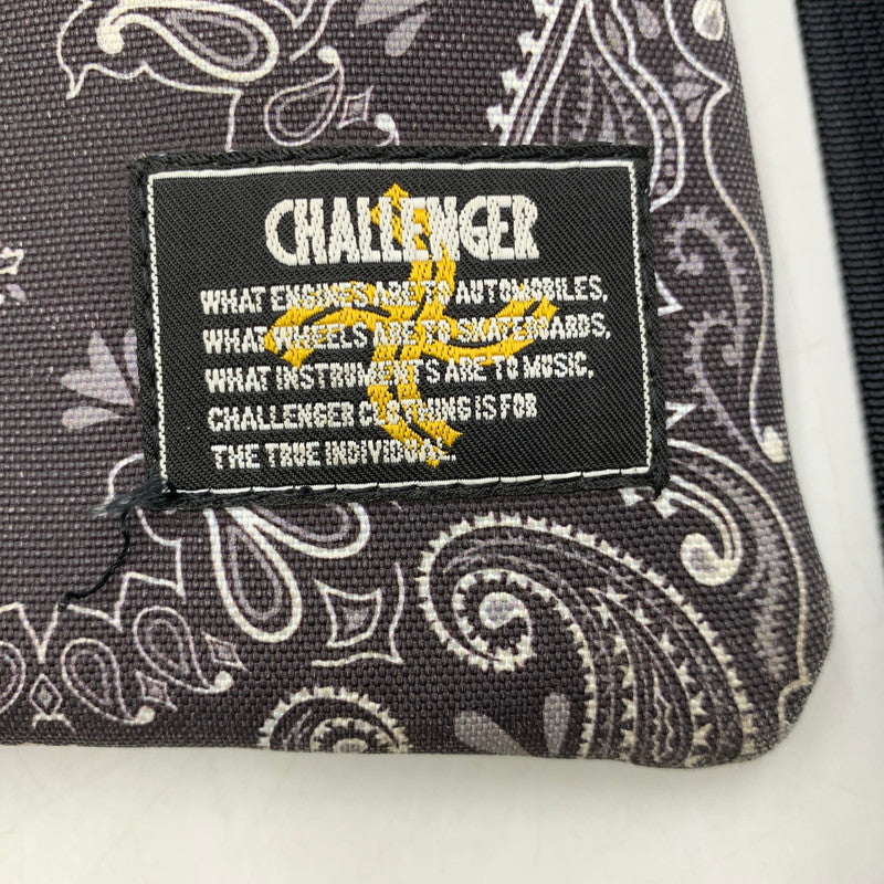 【中古品】【メンズ/レディース】 CHALLENGER チャレンジャー 23SS BANDANA SACOCHE バンダナ サコッシュ カバン 鞄 188-260819-cs-04-izu カラー：グレー 万代Net店