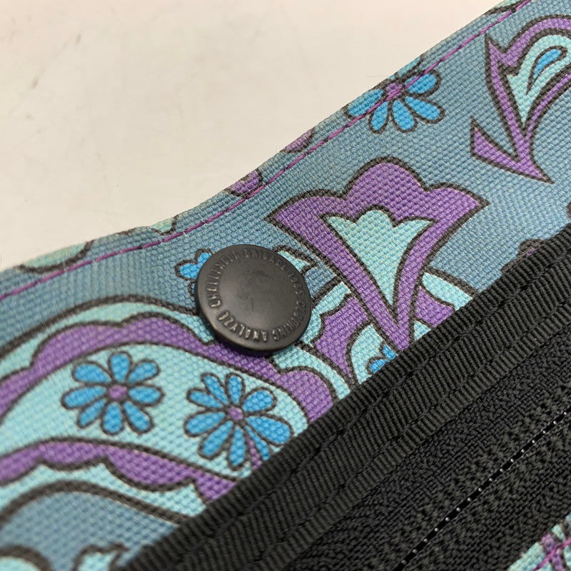 【中古品】【メンズ/レディース】 CHALLENGER チャレンジャー 24SS PAISLEY SACOCHE ペイズリー サコッシュ カバン 鞄 188-260819-cs-03-izu カラー：ブルーグレー×パープル 万代Net店