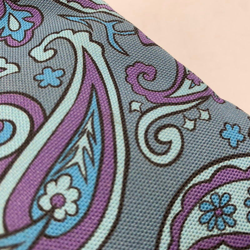 【中古品】【メンズ/レディース】 CHALLENGER チャレンジャー 24SS PAISLEY SACOCHE ペイズリー サコッシュ カバン 鞄 188-260819-cs-03-izu カラー：ブルーグレー×パープル 万代Net店