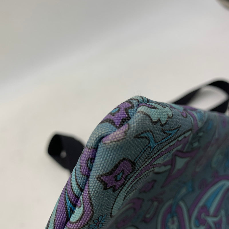 【中古品】【メンズ/レディース】 CHALLENGER チャレンジャー 24SS PAISLEY SACOCHE ペイズリー サコッシュ カバン 鞄 188-260819-cs-03-izu カラー：ブルーグレー×パープル 万代Net店
