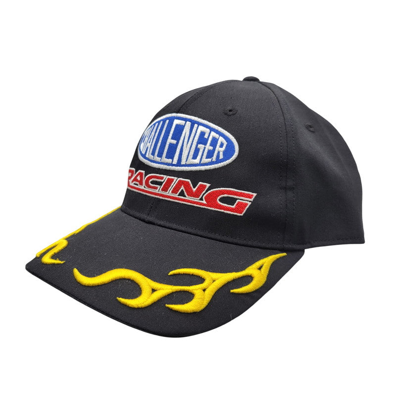 【中古品】【メンズ/レディース】 CHALLENGER チャレンジャー RACING CAP レーシング キャップ 帽子 185-260829-kh-15-izu サイズ：F カラー：ブラック 万代Net店