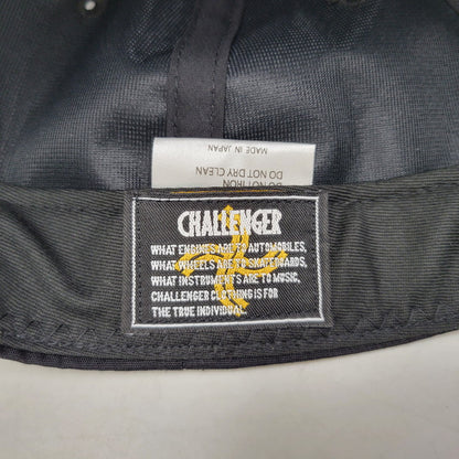 【中古品】【メンズ/レディース】 CHALLENGER チャレンジャー RACING CAP レーシング キャップ 帽子 185-260829-kh-15-izu サイズ：F カラー：ブラック 万代Net店