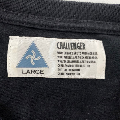 【中古品】【メンズ】 CHALLENGER チャレンジャー L/S ICECREAM TEE 長袖 アイスクリーム Tシャツ 142-260829-as-08-izu サイズ：L カラー：ブラック 万代Net店