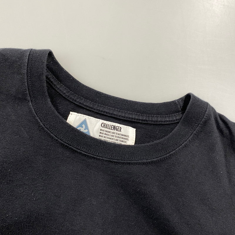 【中古品】【メンズ】 CHALLENGER チャレンジャー L/S ICECREAM TEE 長袖 アイスクリーム Tシャツ 142-260829-as-08-izu サイズ：L カラー：ブラック 万代Net店