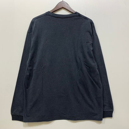【中古品】【メンズ】 CHALLENGER チャレンジャー L/S PIGMENT SPIRAL SNAKE TEE ロングスリーブ ピグメント Tシャツ 長袖 142-260830-as-05-izu サイズ：L カラー：PEPPER BLACK 万代Net店