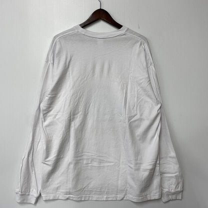 【中古品】【メンズ】 CHALLENGER チャレンジャー L/S PIGMENT SPIRAL SNAKE TEE 長袖 ピグメント Tシャツ 142-260829-as-09-izu サイズ：L カラー：ホワイト 万代Net店