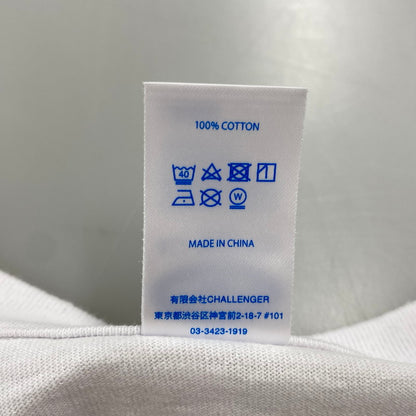 【中古品】【メンズ】 CHALLENGER チャレンジャー L/S PIGMENT SPIRAL SNAKE TEE 長袖 ピグメント Tシャツ 142-260829-as-09-izu サイズ：L カラー：ホワイト 万代Net店