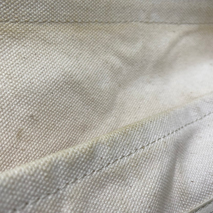 【現状渡し品】【メンズ/レディース】 WASTE(TWICE) ウェストトゥワイス × VASCO ヴァスコ CANVAS LEATHER TOTE BAG キャンバス レザー トートバッグ カバン 鞄 188-260903-as-22-izu カラー：ホワイト×ブラウン 万代Net店