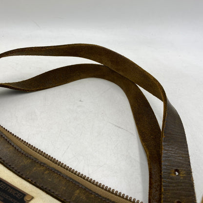 【現状渡し品】【メンズ/レディース】 WASTE(TWICE) ウェストトゥワイス × VASCO ヴァスコ CANVAS LEATHER TOTE BAG キャンバス レザー トートバッグ カバン 鞄 188-260903-as-22-izu カラー：ホワイト×ブラウン 万代Net店