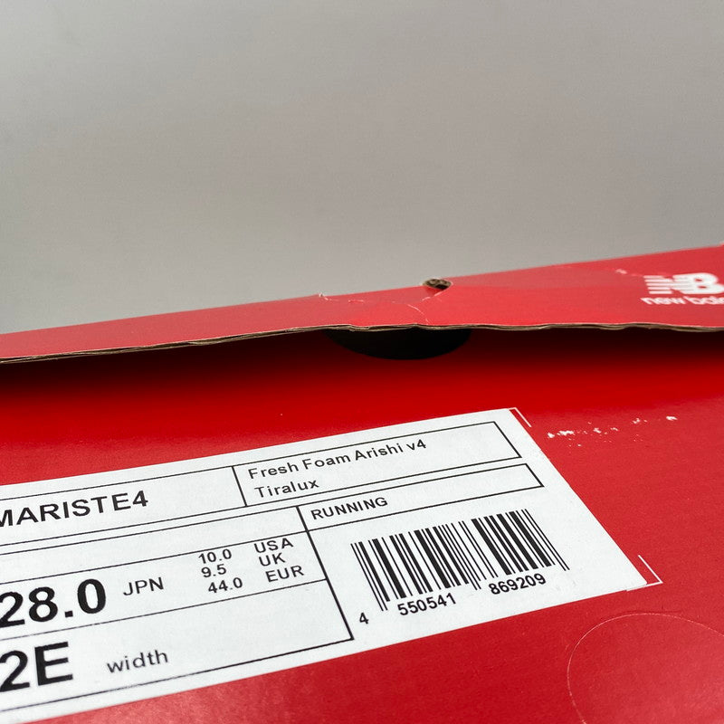 【中古品】【メンズ】 NEW BALANCE ニューバランス MARISTE4 FRESH FOAM ARISHI V4 TIRALUX フレッシュ フォーム アリシ ティラルクス スニーカー 靴 164-260829-kh-08-izu サイズ：28 カラー：ブラック×シルバー 万代Net店