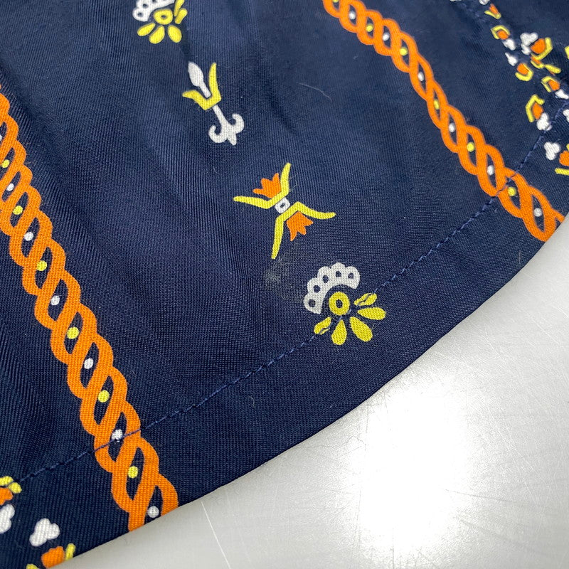【中古品】【メンズ】 R.J.B アールジェイビー THE FLAT HEAD RAYON OPEN COLLAR LS SHIRT フラットヘッド レーヨン オープンカラー 長袖シャツ 145-260829-as-06-izu サイズ：40 カラー：ネイビー 万代Net店