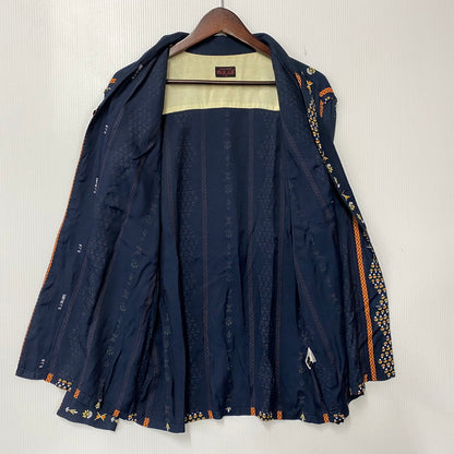 【中古品】【メンズ】 R.J.B アールジェイビー THE FLAT HEAD RAYON OPEN COLLAR LS SHIRT フラットヘッド レーヨン オープンカラー 長袖シャツ 145-260829-as-06-izu サイズ：40 カラー：ネイビー 万代Net店