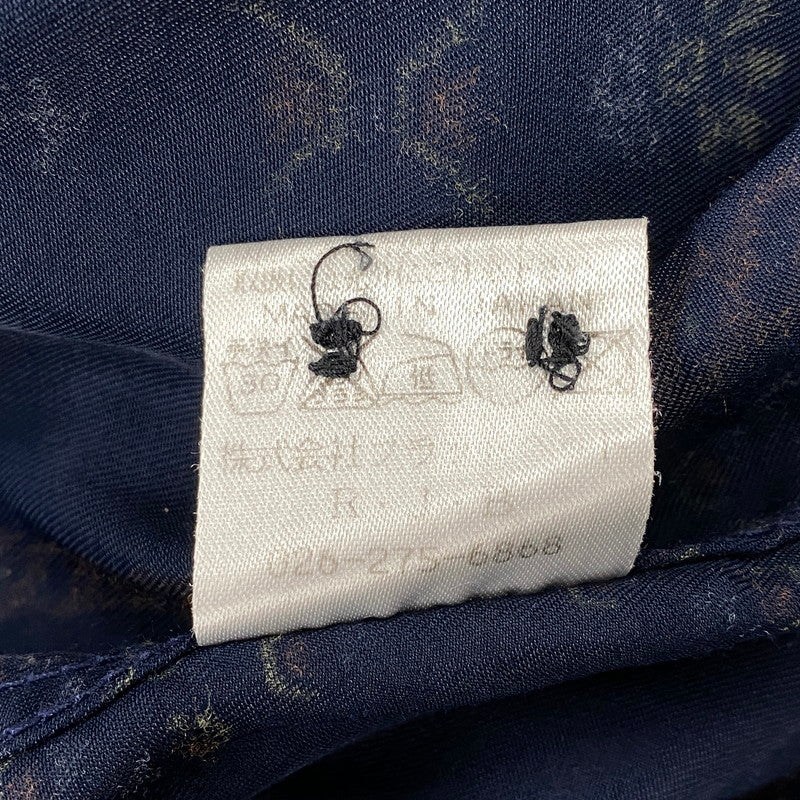 【中古品】【メンズ】 R.J.B アールジェイビー THE FLAT HEAD RAYON OPEN COLLAR LS SHIRT フラットヘッド レーヨン オープンカラー 長袖シャツ 145-260829-as-06-izu サイズ：40 カラー：ネイビー 万代Net店