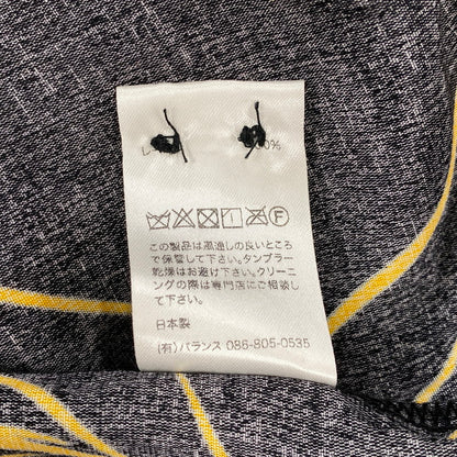【中古品】【メンズ】 Anachronorm アナクロノーム RAYON HAND PRINT OPEN COLLAR SHIRT レーヨン オープンカラーシャツ 長袖 145-260829-as-07-izu サイズ：01 カラー：ブラック×オレンジ 万代Net店