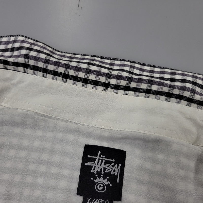 【中古品】【メンズ】 OLD STUSSY オールド ステューシー GINGHAM CHECK SS SHIRT ギンガムチェック 半袖シャツ 142-260903-as-08-izu サイズ：XL カラー：マルチカラー 万代Net店