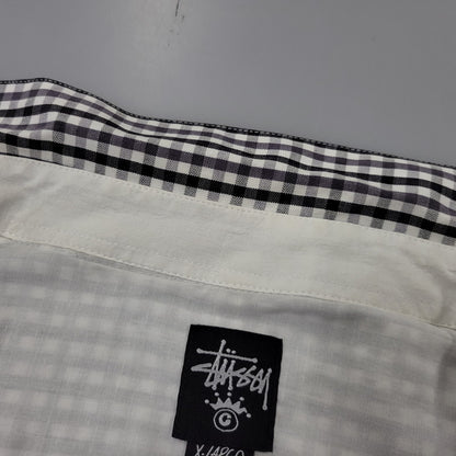 【中古品】【メンズ】 OLD STUSSY オールド ステューシー GINGHAM CHECK SS SHIRT ギンガムチェック 半袖シャツ 142-260903-as-08-izu サイズ：XL カラー：マルチカラー 万代Net店