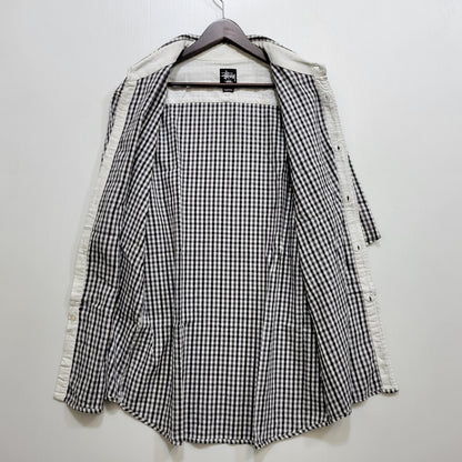 【中古品】【メンズ】 OLD STUSSY オールド ステューシー GINGHAM CHECK SS SHIRT ギンガムチェック 半袖シャツ 142-260903-as-08-izu サイズ：XL カラー：マルチカラー 万代Net店
