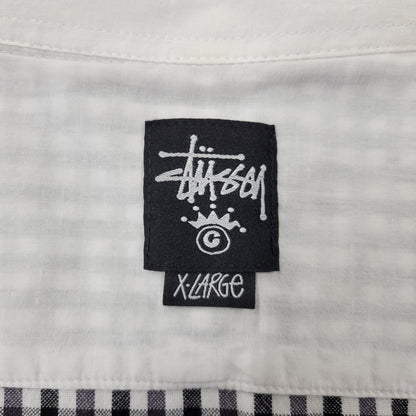【中古品】【メンズ】 OLD STUSSY オールド ステューシー GINGHAM CHECK SS SHIRT ギンガムチェック 半袖シャツ 142-260903-as-08-izu サイズ：XL カラー：マルチカラー 万代Net店