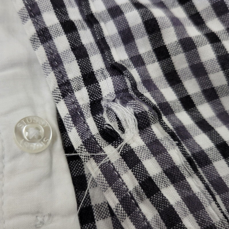【中古品】【メンズ】 OLD STUSSY オールド ステューシー GINGHAM CHECK SS SHIRT ギンガムチェック 半袖シャツ 142-260903-as-08-izu サイズ：XL カラー：マルチカラー 万代Net店
