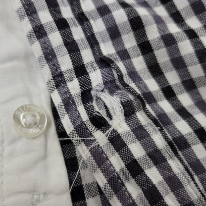 【中古品】【メンズ】 OLD STUSSY オールド ステューシー GINGHAM CHECK SS SHIRT ギンガムチェック 半袖シャツ 142-260903-as-08-izu サイズ：XL カラー：マルチカラー 万代Net店