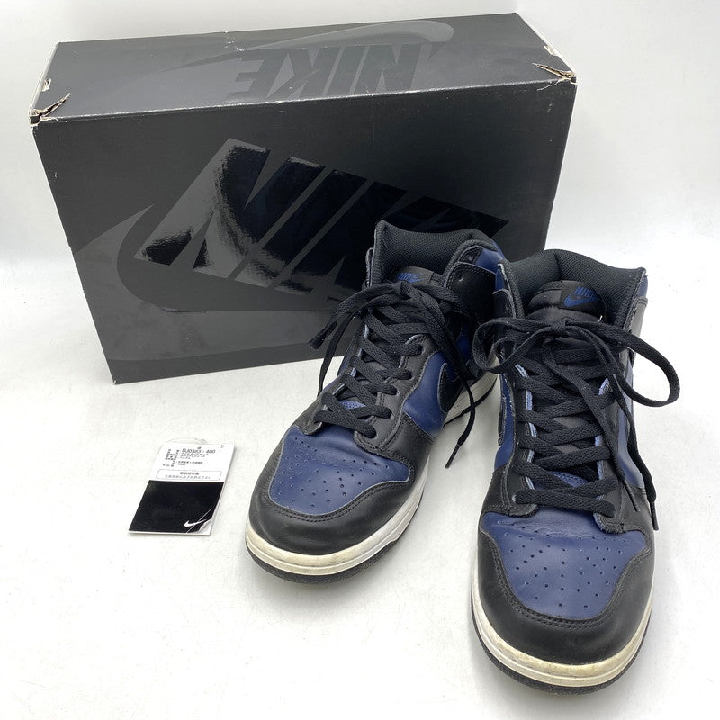 【現状渡し品】【メンズ】 NIKE ナイキ× FRAGMENT DESIGN フラグメントデザイン DJ0383-400 DUNK HIGH TOKYO ダンク ハイ 東京 スニーカー 靴 160-260829-kh-14-izu サイズ：29 カラー：MIDNIGHT NAVY/BLACK-WHITE 万代Net店