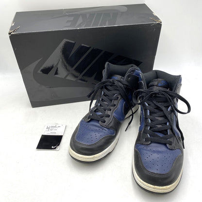 【現状渡し品】【メンズ】 NIKE ナイキ× FRAGMENT DESIGN フラグメントデザイン DJ0383-400 DUNK HIGH TOKYO ダンク ハイ 東京 スニーカー 靴 160-260829-kh-14-izu サイズ：29 カラー：MIDNIGHT NAVY/BLACK-WHITE 万代Net店