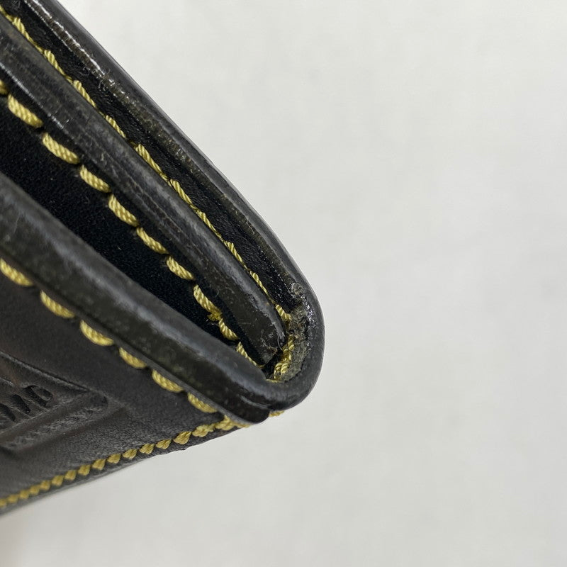 【中古品】【メンズ】 SAAD サード LEATHER FLAP BUTTON LONG WALLET レザーフラップボタン ロングウォレット 長財布 200-260820-as-11-izu カラー：ブラック 万代Net店