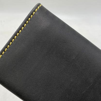 【中古品】【メンズ】 SAAD サード LEATHER FLAP BUTTON LONG WALLET レザーフラップボタン ロングウォレット 長財布 200-260820-as-11-izu カラー：ブラック 万代Net店