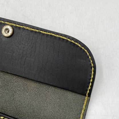 【中古品】【メンズ】 SAAD サード LEATHER FLAP BUTTON LONG WALLET レザーフラップボタン ロングウォレット 長財布 200-260820-as-11-izu カラー：ブラック 万代Net店
