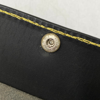 【中古品】【メンズ】 SAAD サード LEATHER FLAP BUTTON LONG WALLET レザーフラップボタン ロングウォレット 長財布 200-260820-as-11-izu カラー：ブラック 万代Net店