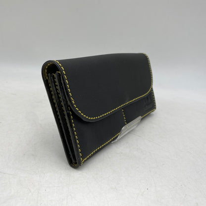 【中古品】【メンズ】 SAAD サード LEATHER FLAP BUTTON LONG WALLET レザーフラップボタン ロングウォレット 長財布 200-260820-as-11-izu カラー：ブラック 万代Net店