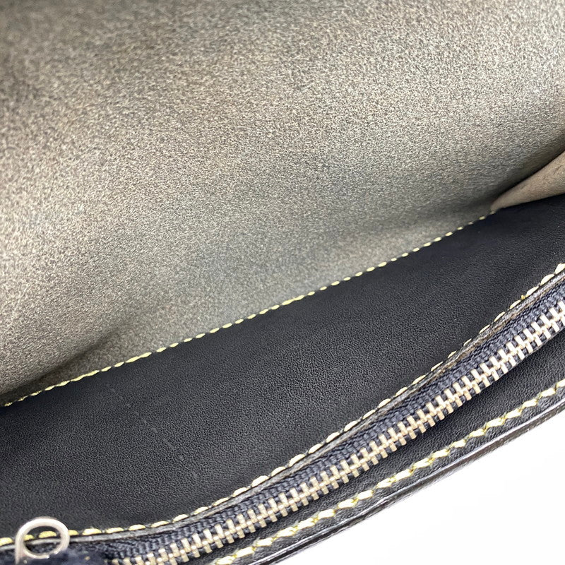 【中古品】【メンズ】 SAAD サード LEATHER FLAP BUTTON LONG WALLET レザーフラップボタン ロングウォレット 長財布 200-260820-as-11-izu カラー：ブラック 万代Net店