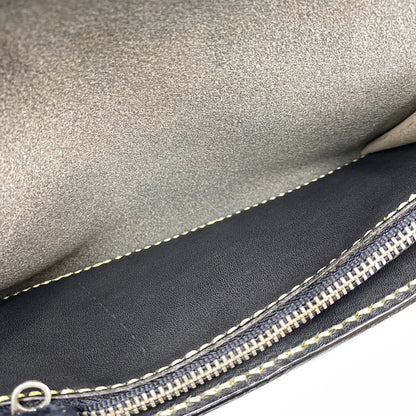 【中古品】【メンズ】 SAAD サード LEATHER FLAP BUTTON LONG WALLET レザーフラップボタン ロングウォレット 長財布 200-260820-as-11-izu カラー：ブラック 万代Net店