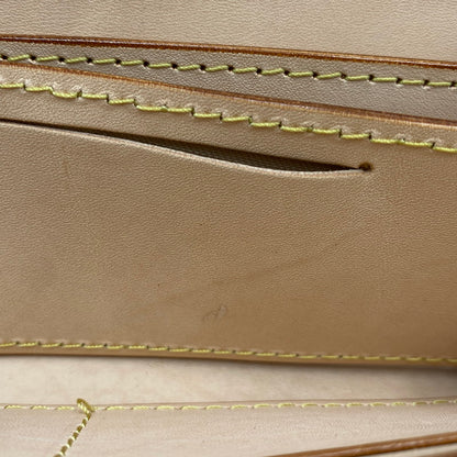 【中古品】【メンズ/レディース】 SAAD サード LEATHER ROUND FASTENER LONG WALLET レザー ラウンドファスナー ロングウォレット 長財布 200-260820-as-12-izu カラー：ピンクベージュ 万代Net店