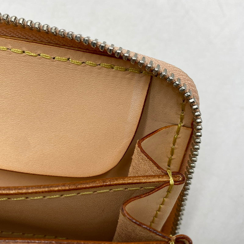 【中古品】【メンズ/レディース】 SAAD サード LEATHER ROUND FASTENER LONG WALLET レザー ラウンドファスナー ロングウォレット 長財布 200-260820-as-12-izu カラー：ピンクベージュ 万代Net店