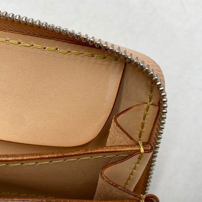 【中古品】【メンズ/レディース】 SAAD サード LEATHER ROUND FASTENER LONG WALLET レザー ラウンドファスナー ロングウォレット 長財布 200-260820-as-12-izu カラー：ピンクベージュ 万代Net店