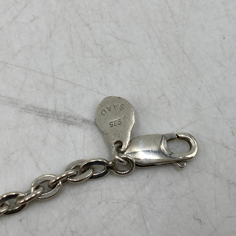 【中古品】【メンズ/レディース】 SAAD サード 925 AZUKI CHAIN NECKLACE アズキ チェーン ネックレス アクセサリー 191-260820-kh-06-izu カラー：シルバー 万代Net店
