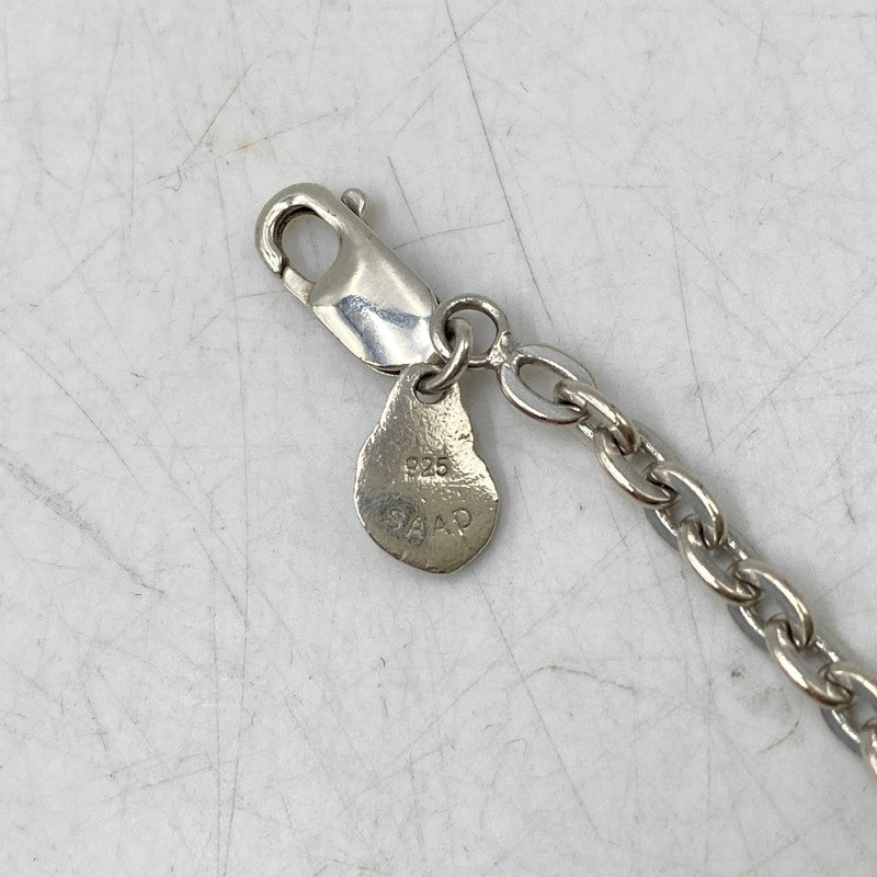 【中古品】【メンズ/レディース】 SAAD サード 925 AZUKI CHAIN NECKLACE アズキ チェーン ネックレス アクセサリー 191-260820-kh-06-izu カラー：シルバー 万代Net店