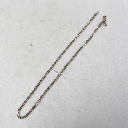 【中古品】【メンズ/レディース】 SAAD サード 925 AZUKI CHAIN NECKLACE アズキ チェーン ネックレス アクセサリー 191-260820-kh-06-izu カラー：シルバー 万代Net店