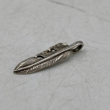 【中古品】【メンズ/レディース】 TADY&KING タディアンドキング FEATHER PENDANT TOP フェザー ペンダントトップ アクセサリー 191-260820-kh-05-izu カラー：シルバー 万代Net店