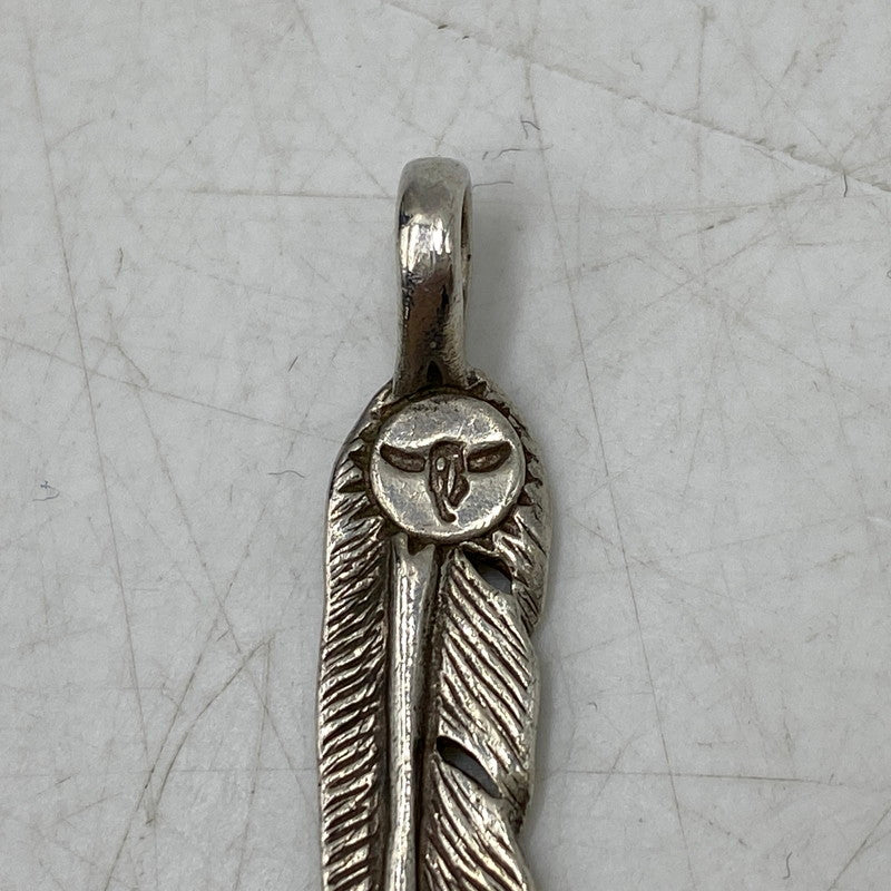 【中古品】【メンズ/レディース】 TADY&KING タディアンドキング FEATHER PENDANT TOP フェザー ペンダントトップ アクセサリー 191-260820-kh-05-izu カラー：シルバー 万代Net店