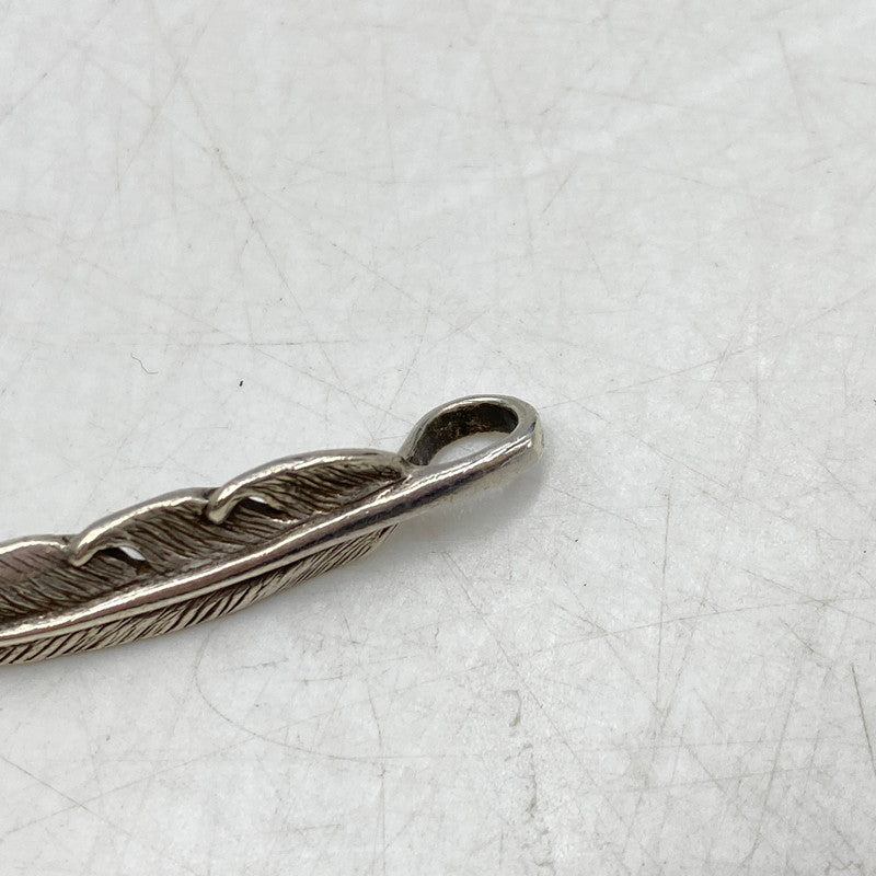 【中古品】【メンズ/レディース】 TADY&KING タディアンドキング FEATHER PENDANT TOP フェザー ペンダントトップ アクセサリー 191-260820-kh-05-izu カラー：シルバー 万代Net店
