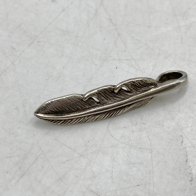 【中古品】【メンズ/レディース】 TADY&KING タディアンドキング FEATHER PENDANT TOP フェザー ペンダントトップ アクセサリー 191-260820-kh-05-izu カラー：シルバー 万代Net店