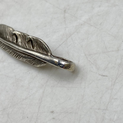 【中古品】【メンズ/レディース】 TADY&KING タディアンドキング FEATHER PENDANT TOP フェザー ペンダントトップ アクセサリー 191-260820-kh-05-izu カラー：シルバー 万代Net店